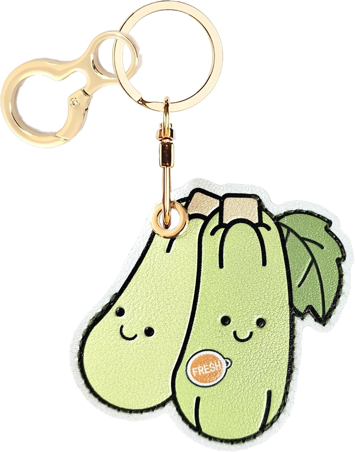 BORKUANA PU Leather Keychain holder Protective Case Compatible with AirTag