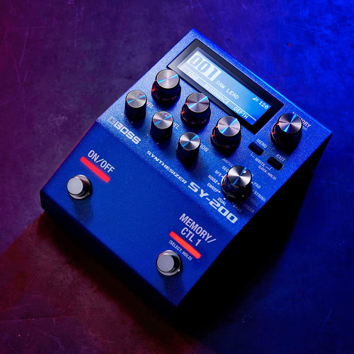 Boss SY-200 Synthesizer Effektgerät für Gitarre und Bass + keepdrum Netzteil 9v