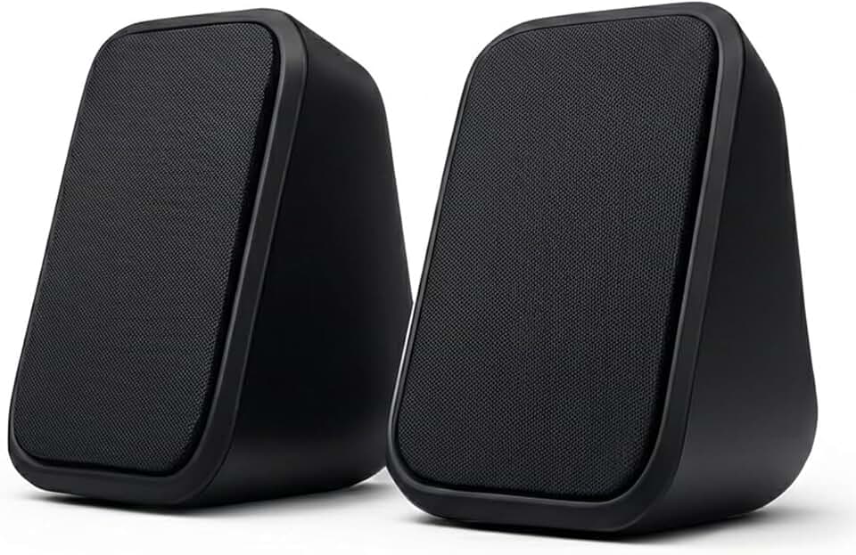 Caixa de Som Mini para PC e Notebook 5W RMS, Alto Falante USB e P2 Estéreo com Controle de Volume, Speaker Plug and Play Custo Benefício para Home Office