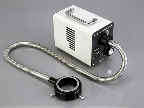 Miniatura 3 de AmScope Iluminador del microscopio ligero O-Y de la fibra óptica de LED-30WYR 30W LED