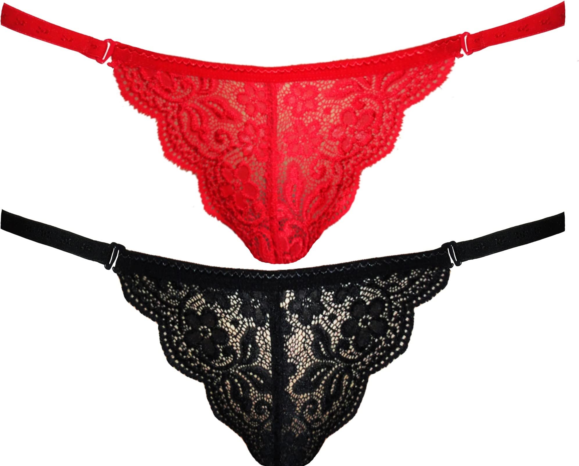 selfcare Women Multicolor Solid Cotton Blend Thong Panty Pack of 2-picture-38