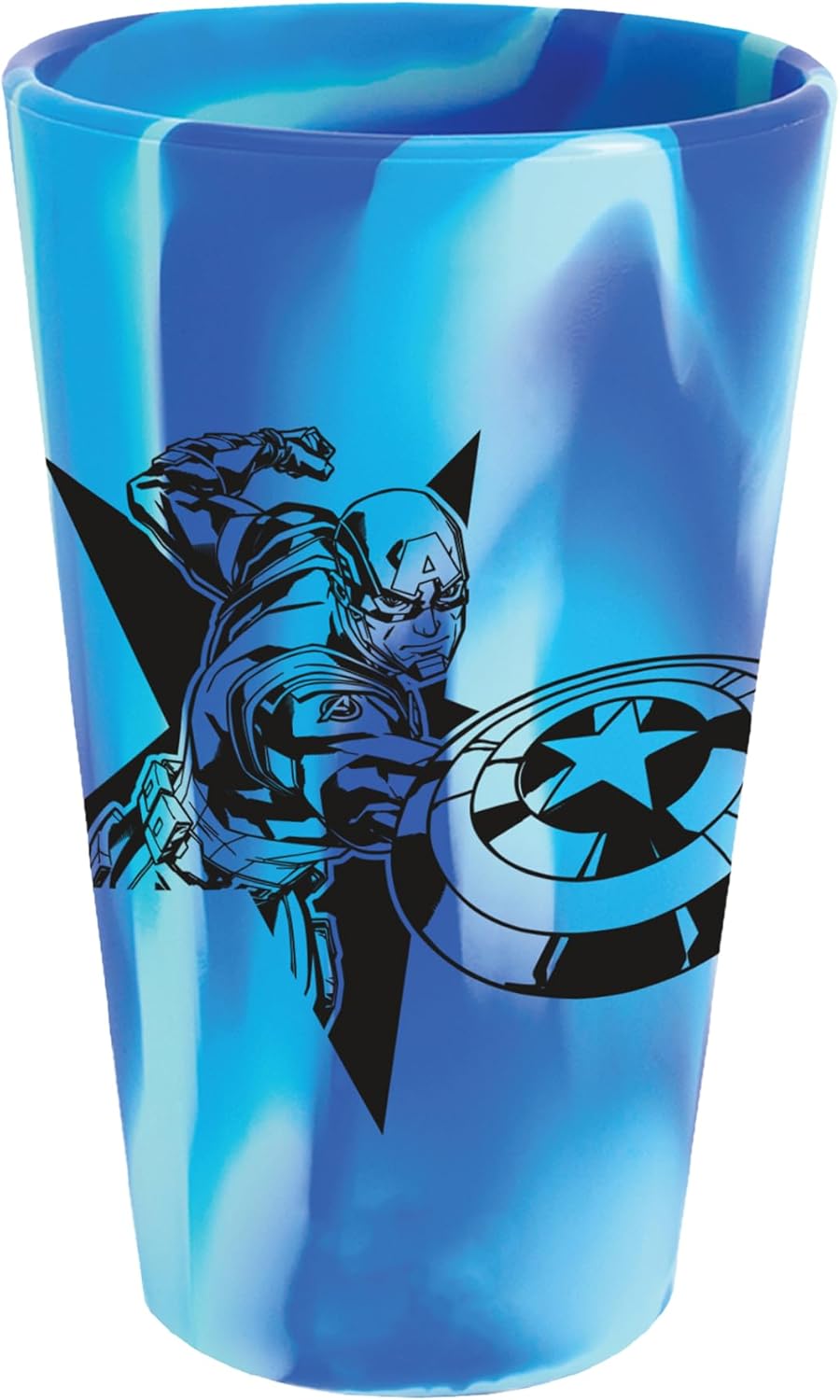 WinCraft 16 oz Silicone Pint Glass Marvel Captain America