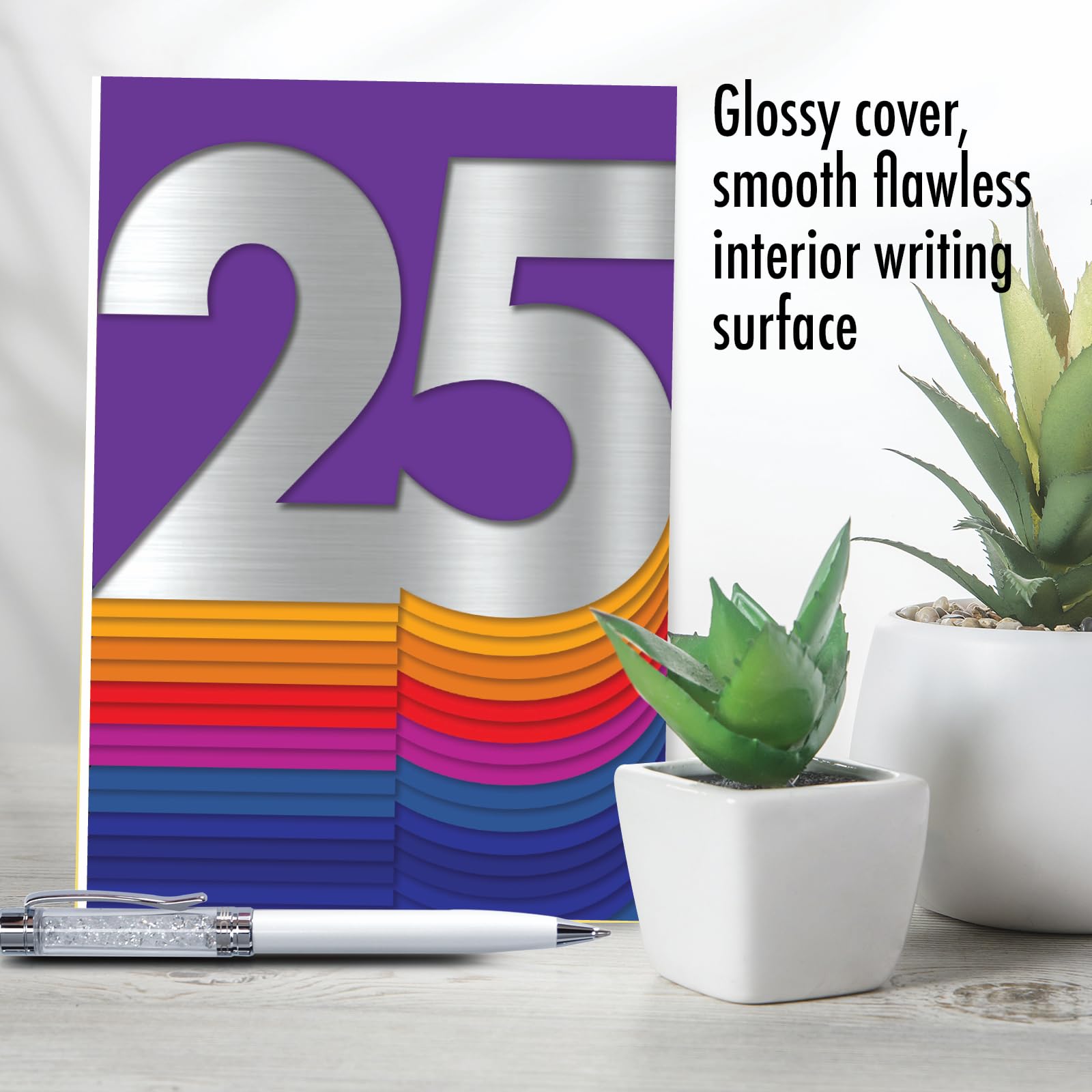 NobleWorks Grußkarte Zum 25. Hochzeitstag – „25 Jahre Der Liebe“ – Humorvoll, Mit Umschlag
