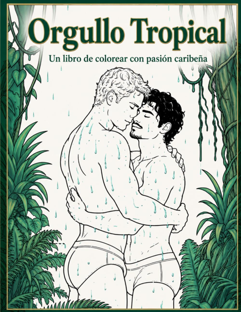 Orgullo Tropical: Un libro de colorear con pasión caribeña