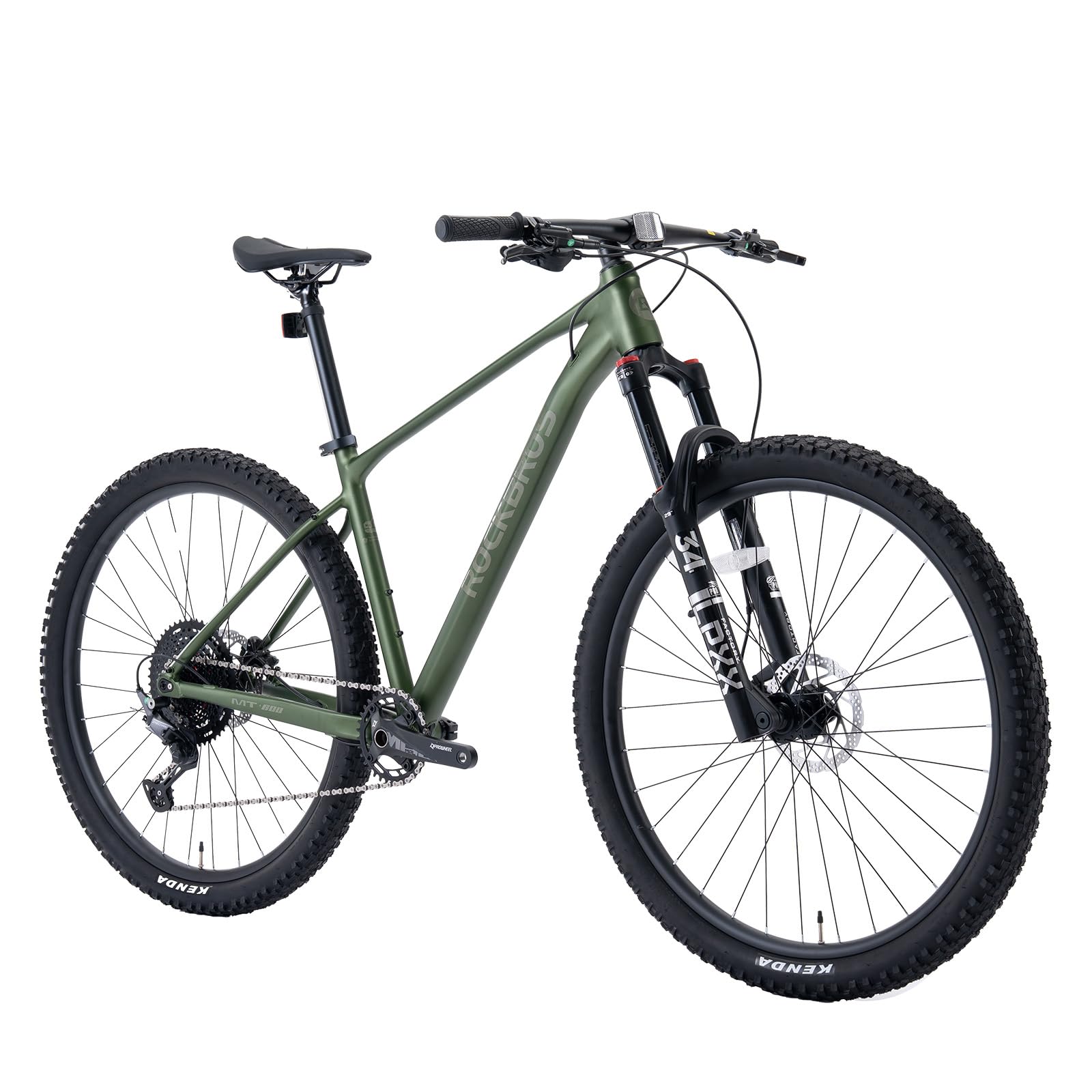 ROCKBROS MT·600 Bicicleta de Montaña Hardtail 29", Cuadro de Aluminio, 1x12 Velocidades, Horquilla de Aire 140 mm, Frenos de Disco Hidráulicos, Neumáticos Antipinchazos, Eje Pasante