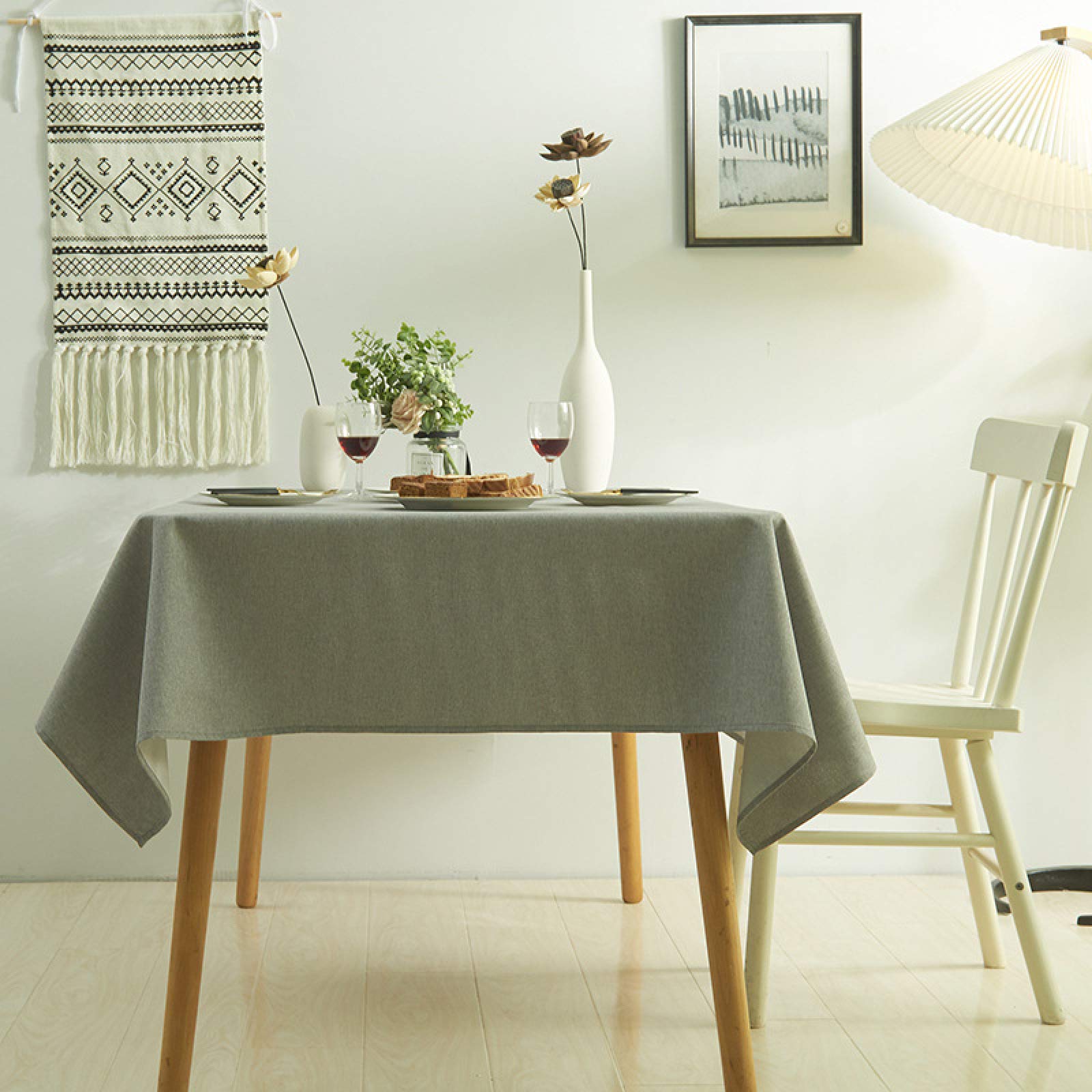 Nappe 60 x 60 cm en polyester de qualité supérieure pour table de fête
