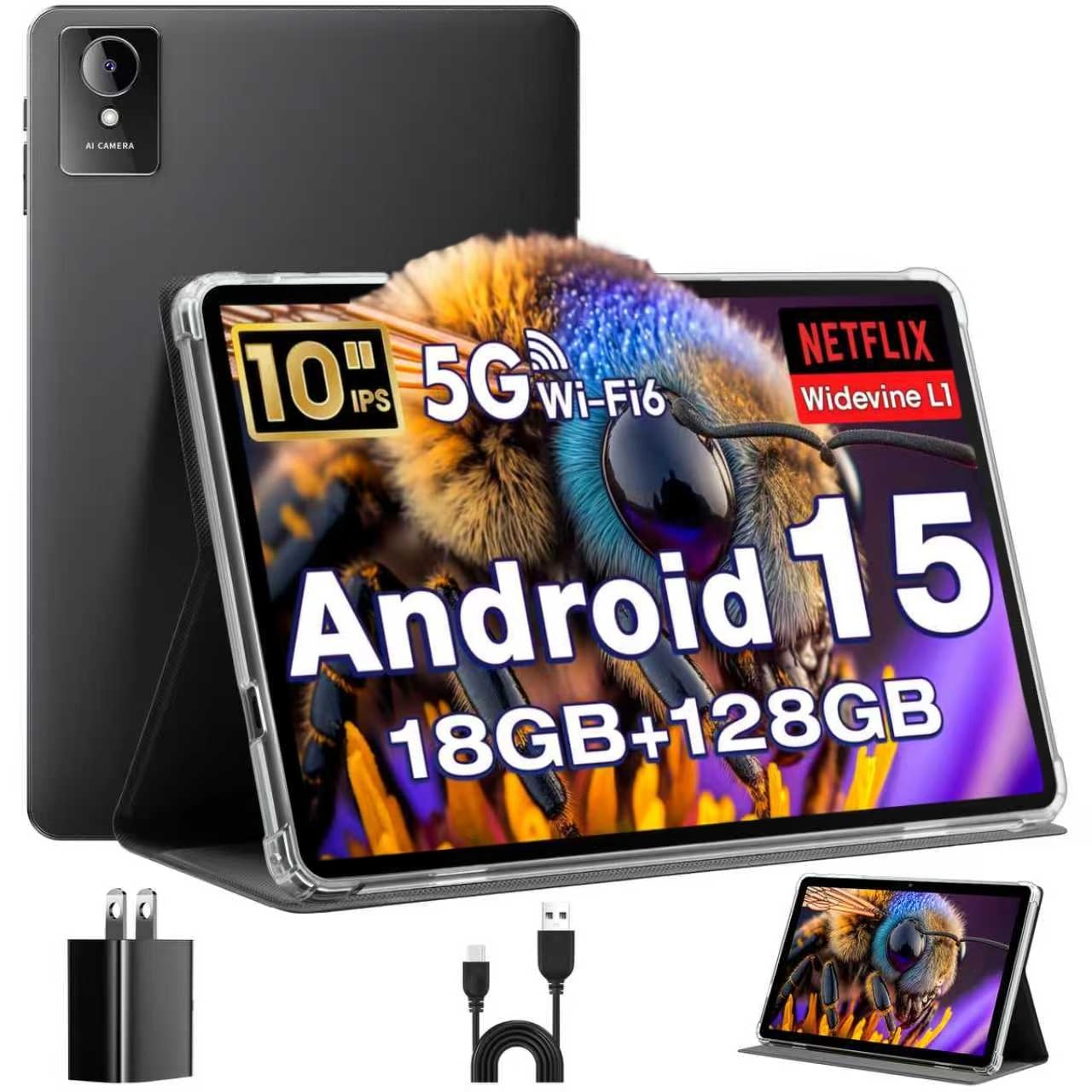 Amazon.com : MENTUME 10 Inch Tablet, Android 15 Tablet, 18GB RAM +