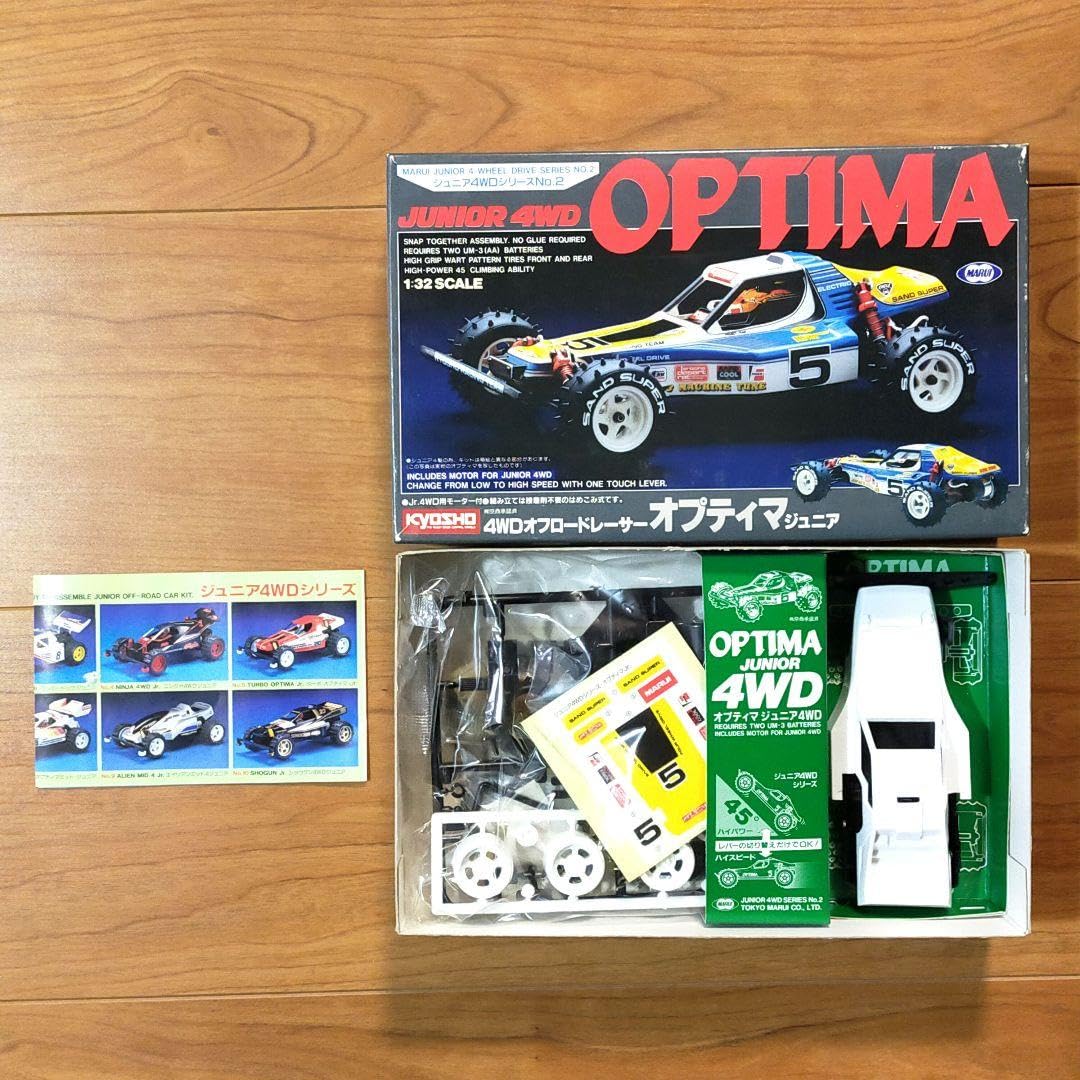 ☆ミニ四駆 ターボオプティマJr 未組立 当時物☆ マルイ 絶版 1⁄