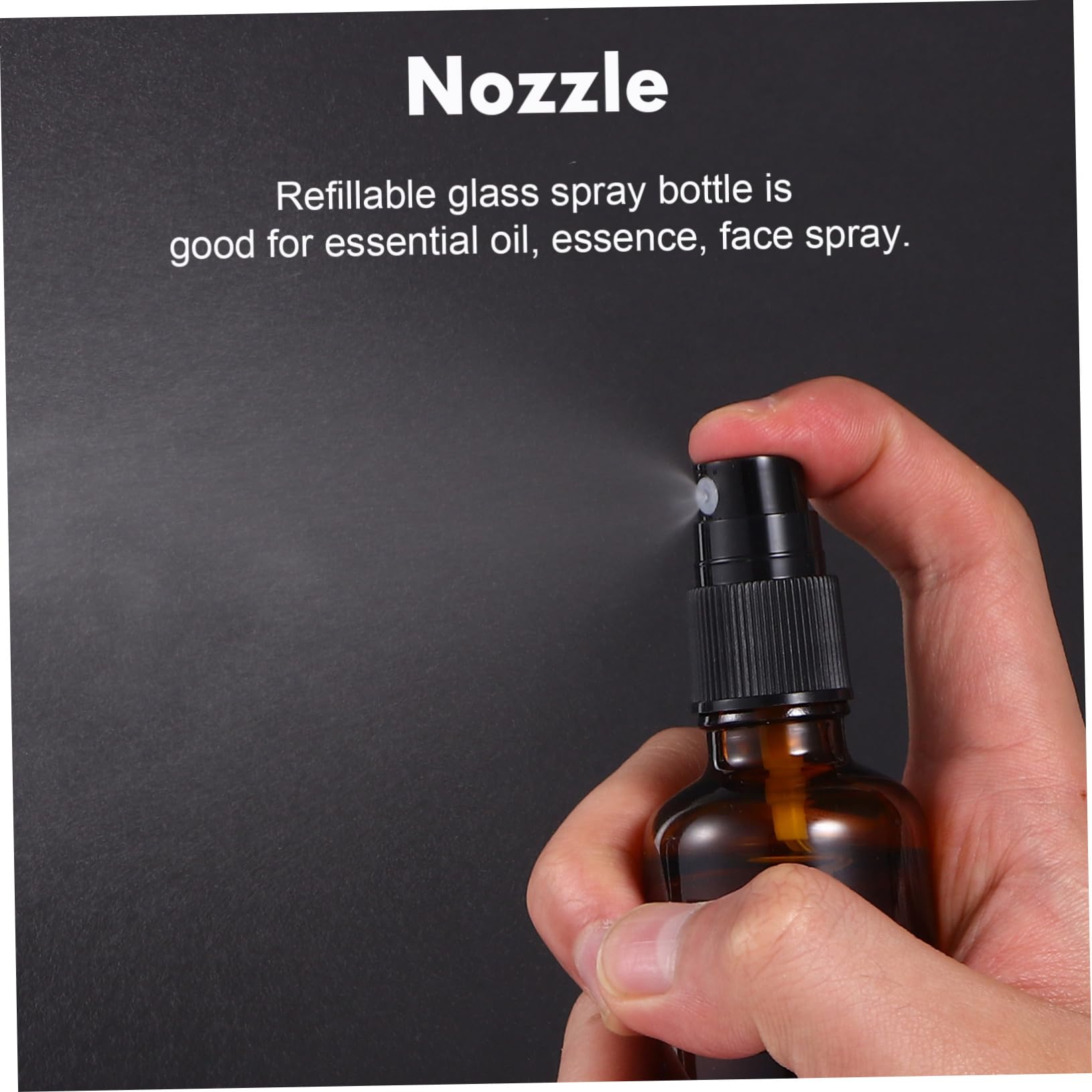 Gatuida 10pezzi Spray in Vetro Vuoti Riutilizzabili e Ricaricabili Spray Per Essenziali e Cosmetici Viaggio