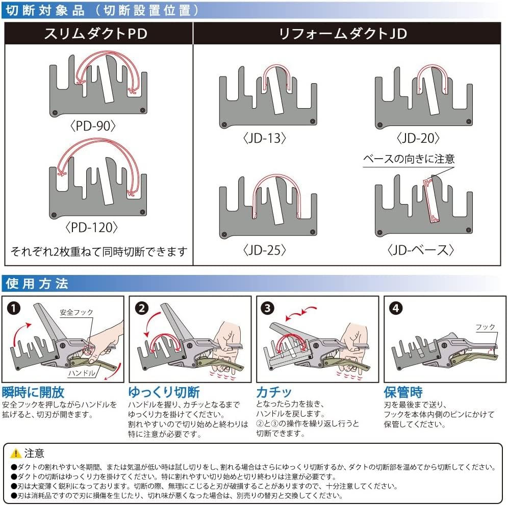 Amazon | トップ工業 (TOP) エアコン用ダクトカッター 因幡電工推奨品