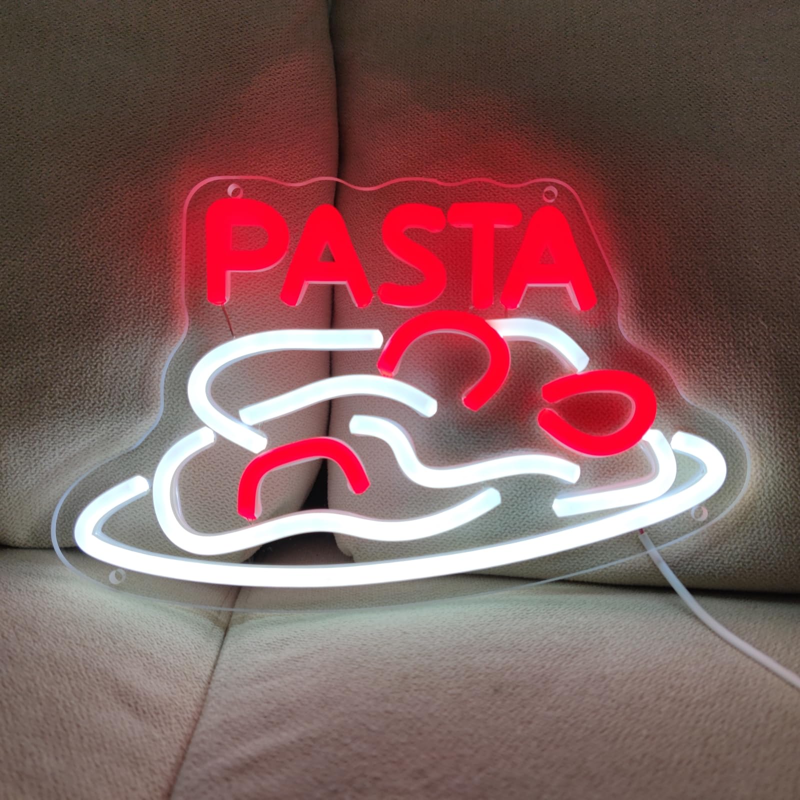 Pasta Neon Sign Italian Pasta Decor Italian Restaurant Decorations