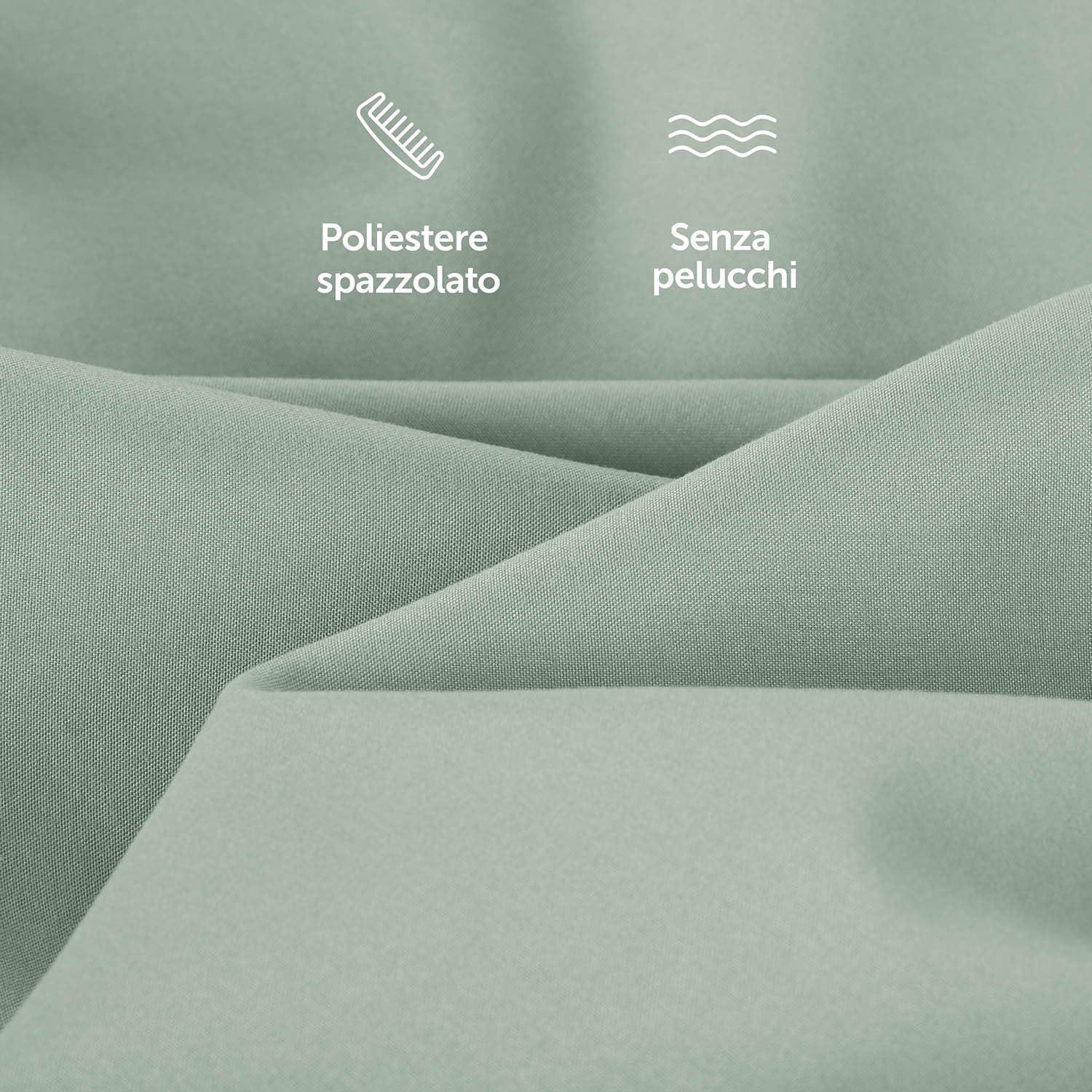 Blumtal Federe Cuscini Divano 40x80 cm - Set di Copricuscini per Divani in Microfibra a 2 Pezzi con Chiusura a Busta, certificati Oeko-Tex, extra morbidi e lavabili - Verde
