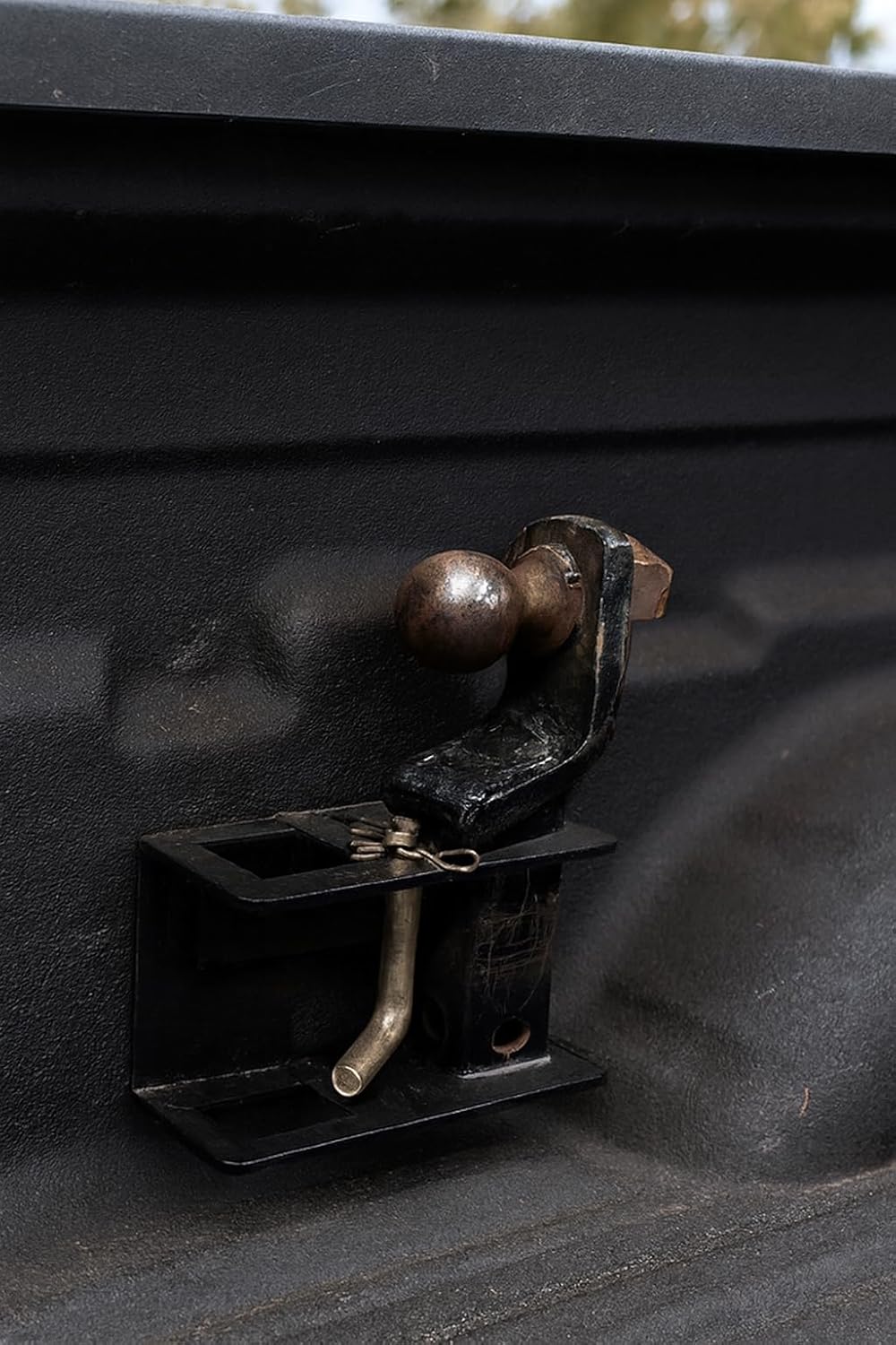 2" Trailer Hitch Storage Bracket for Two Ball Mount Hitches, and Two pins, Double Hitch Holder for 2 Inch Tube hitches, Truck Bed or Garage Wall Mount