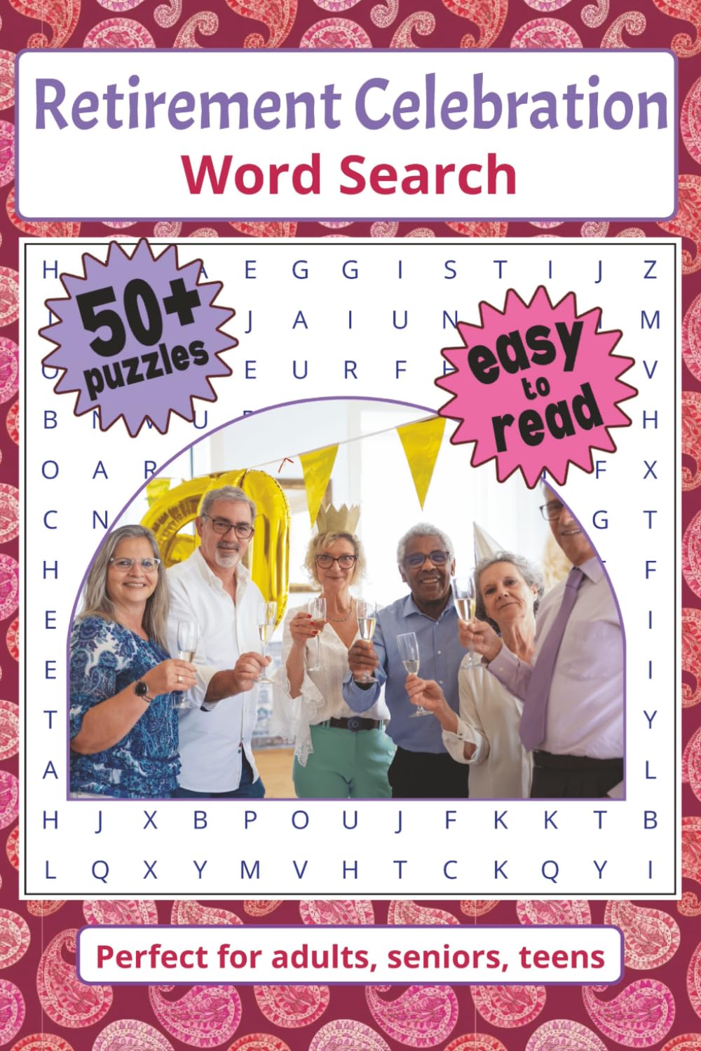 Retirement Celebration Word Search: Word Searches with Easy-to-Read Print about Retirement Celebrations, Work Colleagues, Office Parties, and More | ... Christmas, Holidays, Birthdays, and Just Rel
