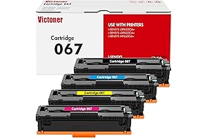Canon 067 Toner Cartridge Set: Reliability and Efficiency for Sharp Prints