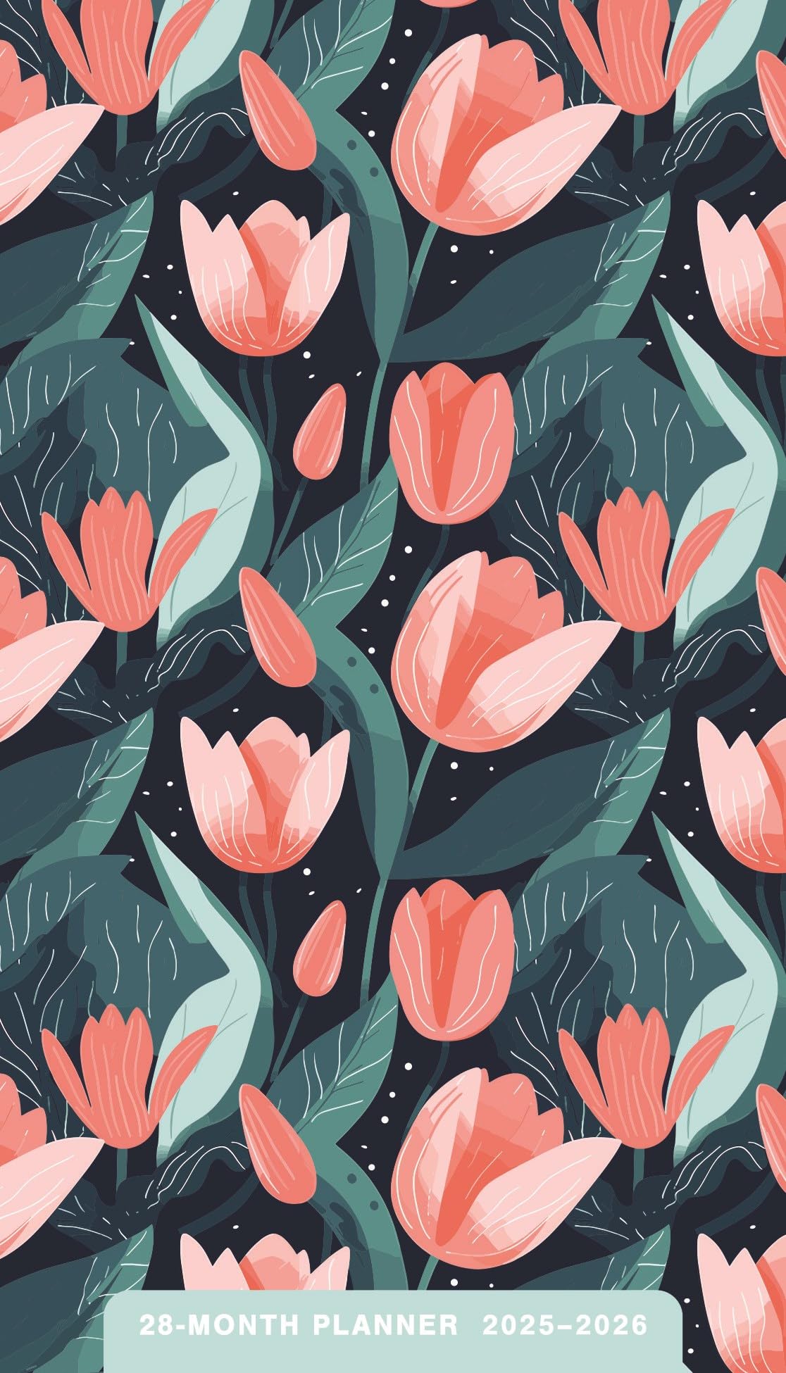 Floral: 2025-2026 28-Month Inspirational Pocket Planner