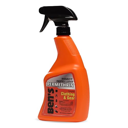 Ben's Clothing & Gear Insect Repellent - Long-Lasting Insect Protection Spray for Clothes & Gear - Contains Permethrin &