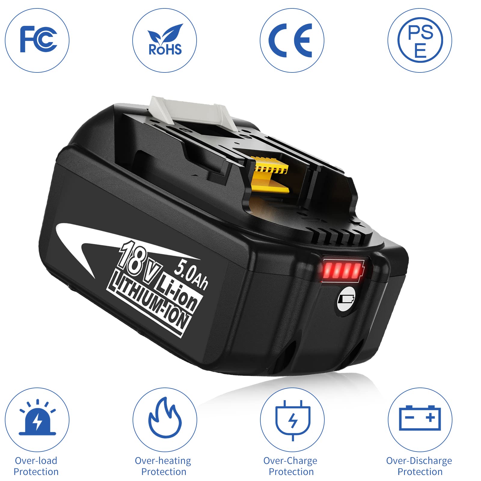 2 Pièces BL1815 Batterie + Chargeur Double DC18RD Pour Makita 2 Batteries 18V 1,5Ah BL1850 BL1860B BL1860 BL1815 BL1830 BL1840, Radio DMR100 DMR101 DMR102 DMR103B DMR104 DMR105 DMR108