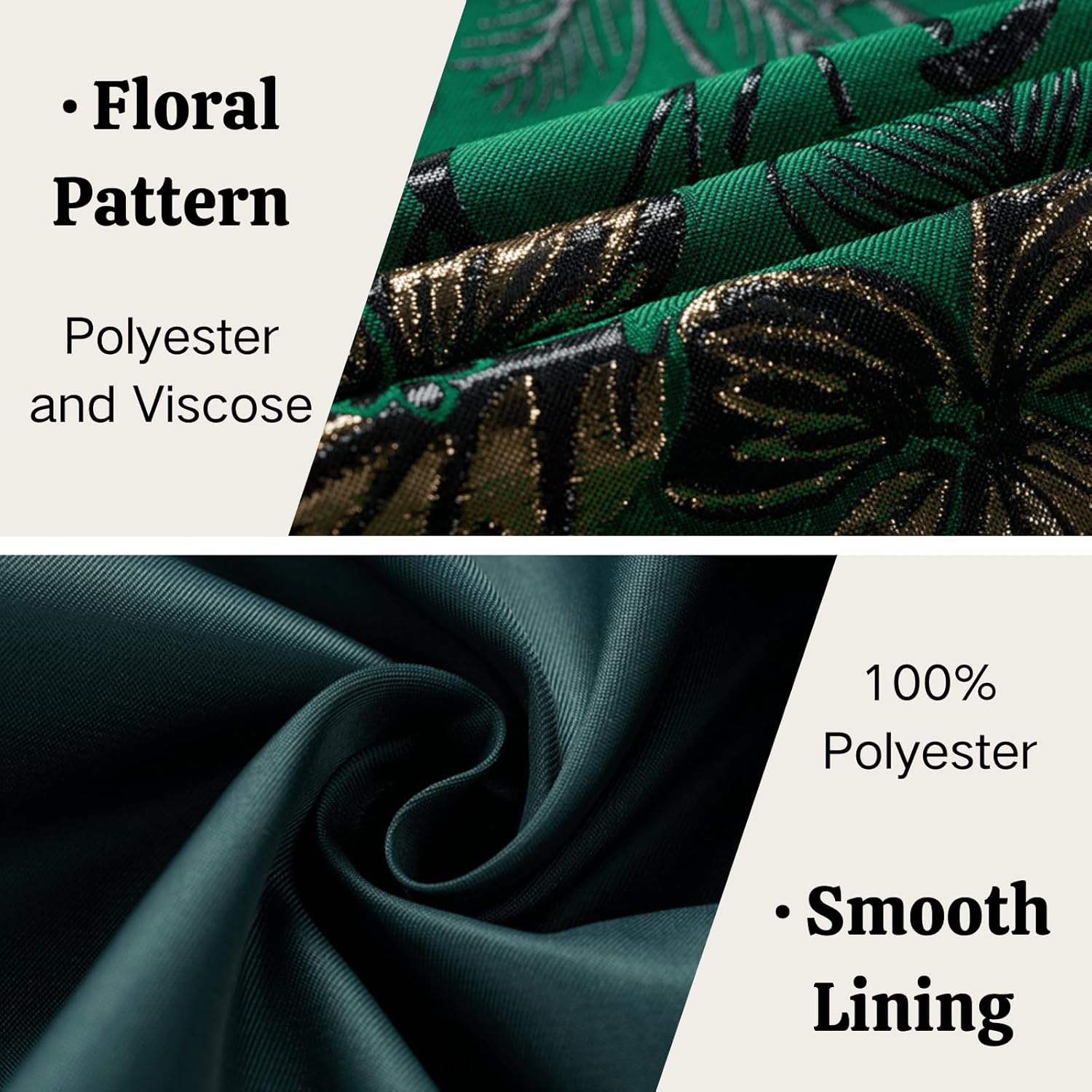 UNINUKOO Mens Floral Tuxedo Suit Jacket Casual Dress Party Flower Pattern Blazer for Men