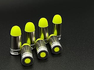 TechStudio3D 9mm Dummy Rounds, Snap Caps - Neon Green - Firearms Dry Fire Ammo for Training - Made in USA (20 Snap Caps)