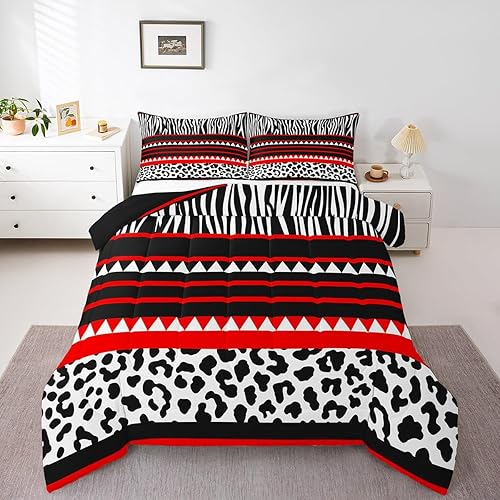 Miniatura 15 de Juego de ropa de cama de círculos geométricos, juego de edredón moderno retro con ojales para niños, niñas y adolescentes, decoración de rayas Gris