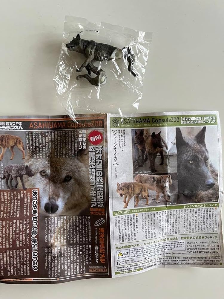 Amazon.co.jp: 旭山動物園ガチャ☆シンリンオオカミ : おもちゃ