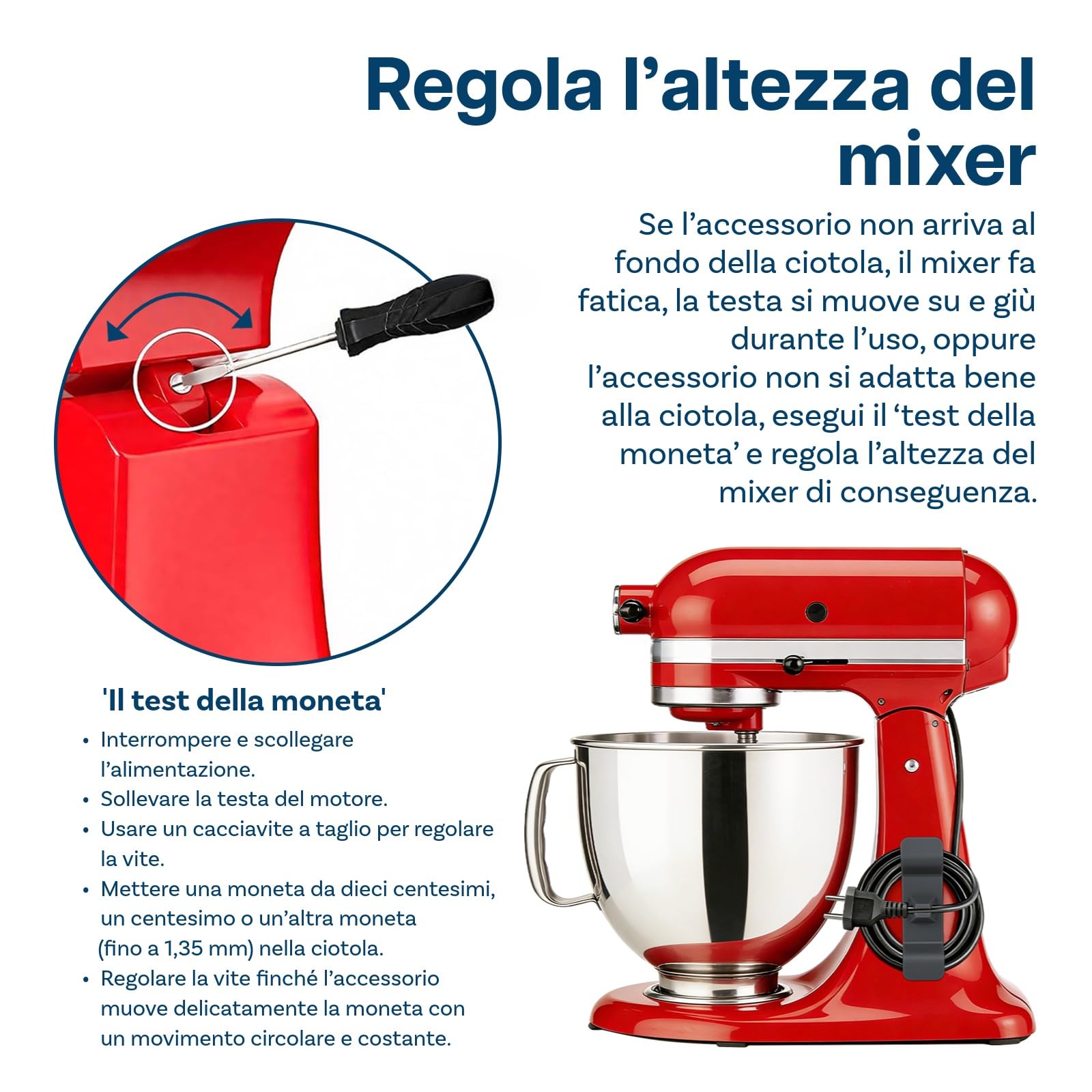 K45WW Frusta a 6 Fili per KitchenAid 4,5-5 Quart Tilt-Head Stand Mixers Serie Artisan & Classic di MMOBIEL - Agitatore per Panna Uova Alluminio - Torta Maionese Frusta - Solo Lavaggio a Mano