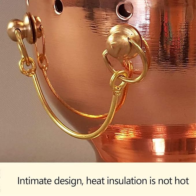 Olla Hot Pot de Cobre con Calentador de Alcohol XDMINGY 16x16 cm miniatura 7