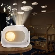 TOBTOS Dynamic Lunar Eclipse Galaxy Projector with Moon Night Light