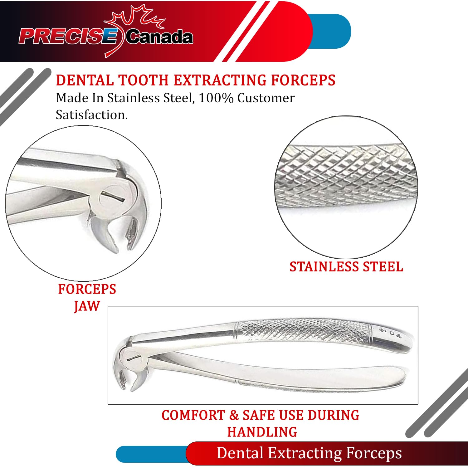 PRECISE CANADA: EXTRACTING FORCEP English Pattern Mead #MD4