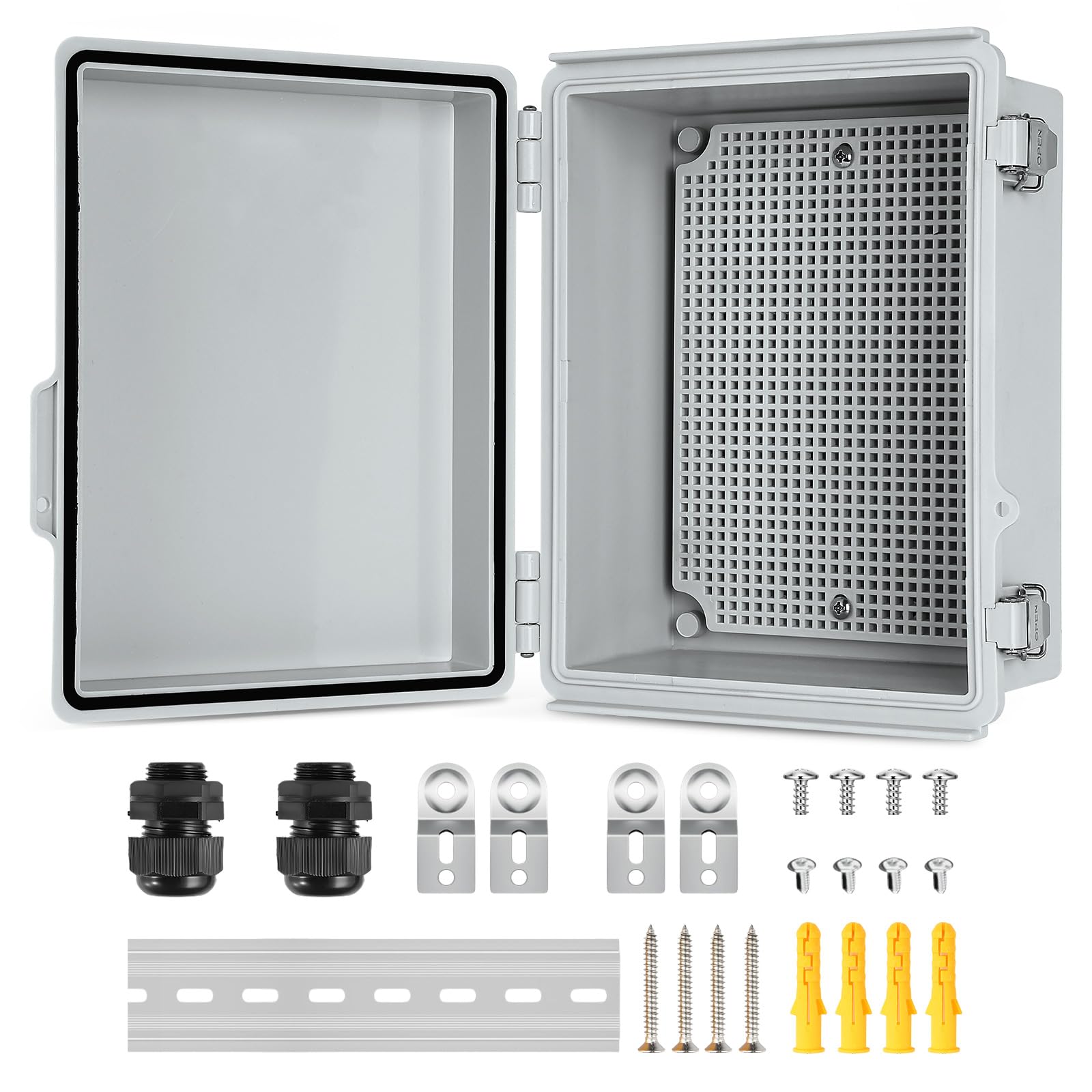  Waterproof Electrical Junction Box Outdoor IP67 for WiFi Electronics
| Weatherproof Electrical Enclosure with Aluminum 