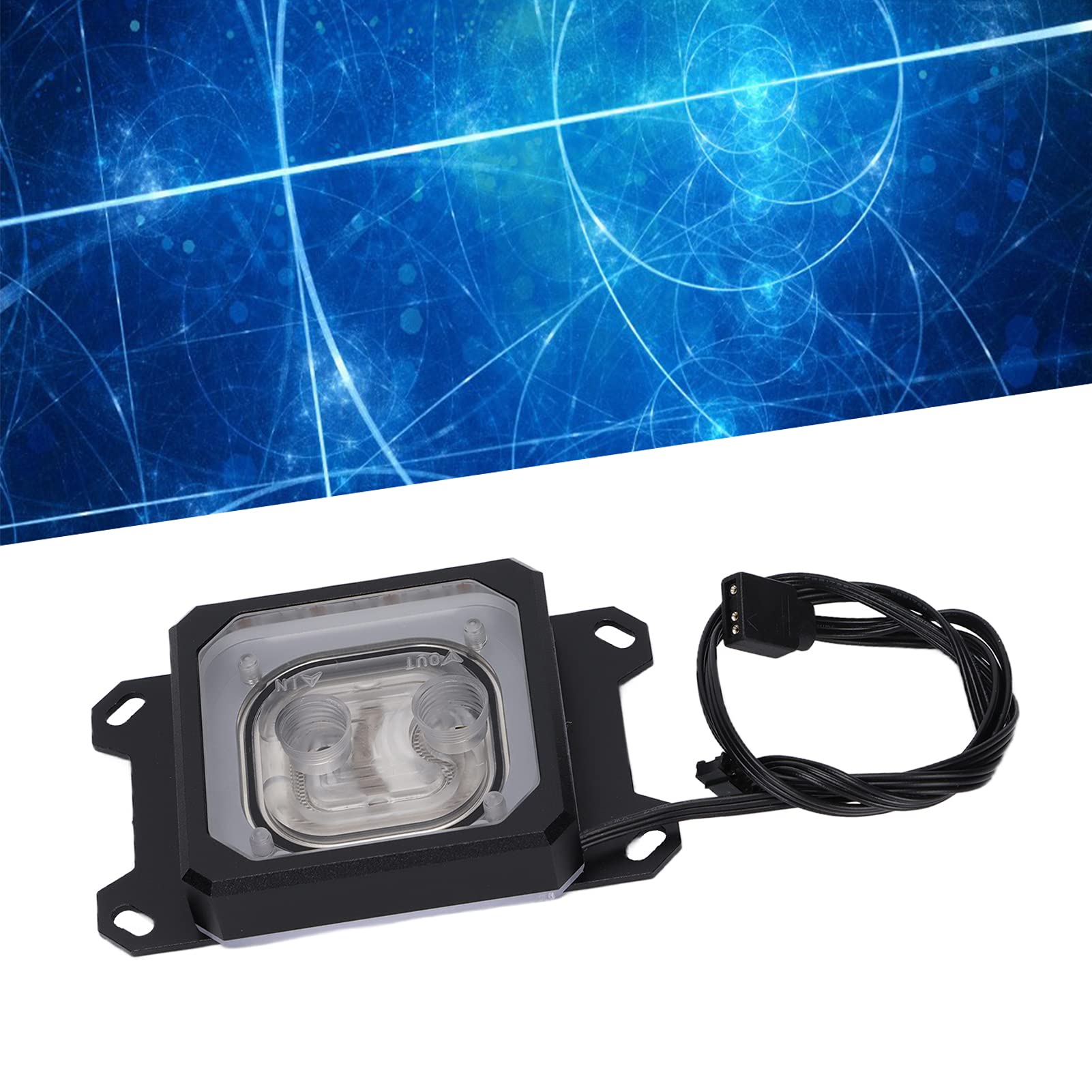 Wakects CPU Water Block, 0.5mm Water Jet Copper Base