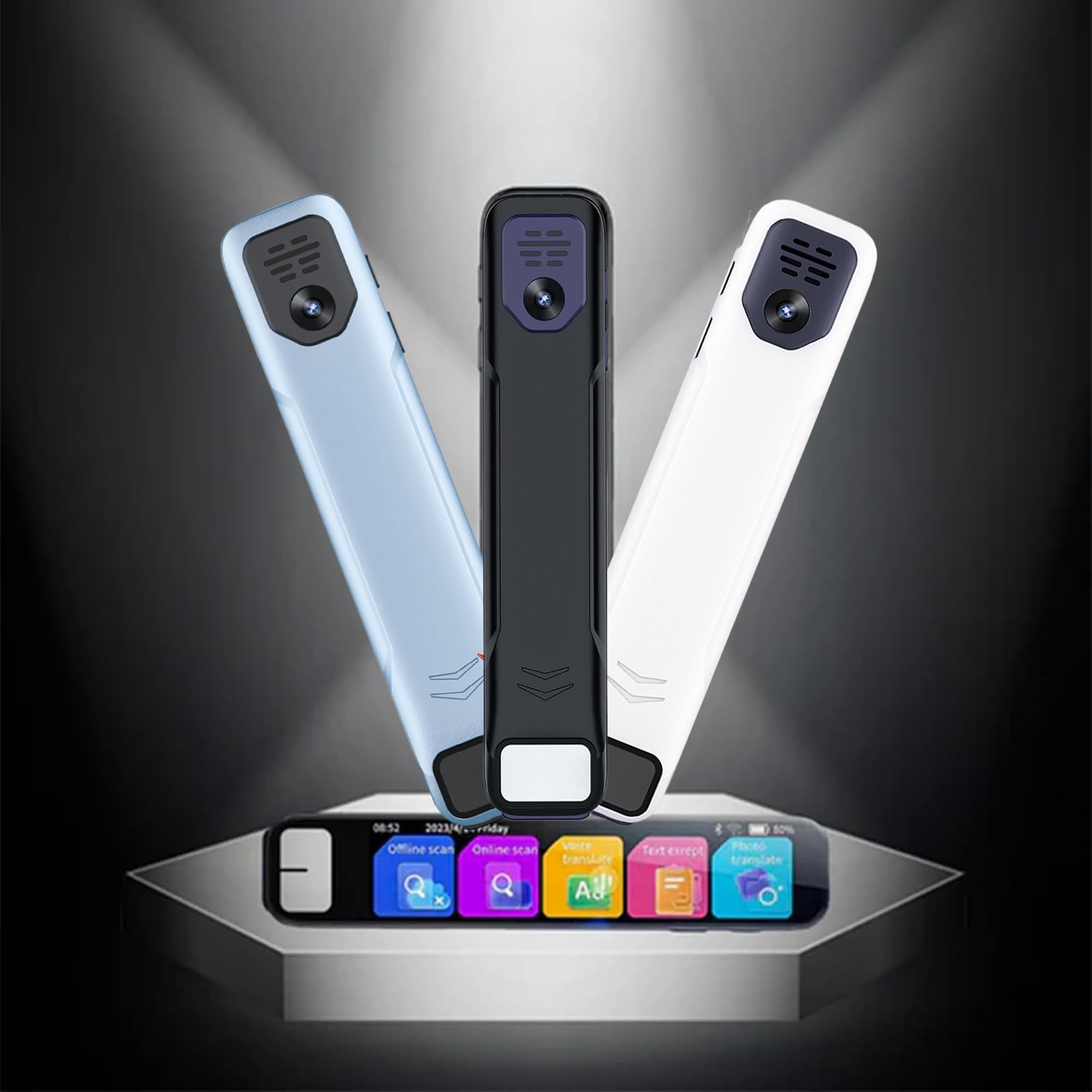 Pen GPT - PenGpt, Chatgpt AI Pen with HD Touchscreen, Instant AI Answers 99% Accuracy, 0.5s Fast Identification, Offline Translation (150+ Languages) (White)