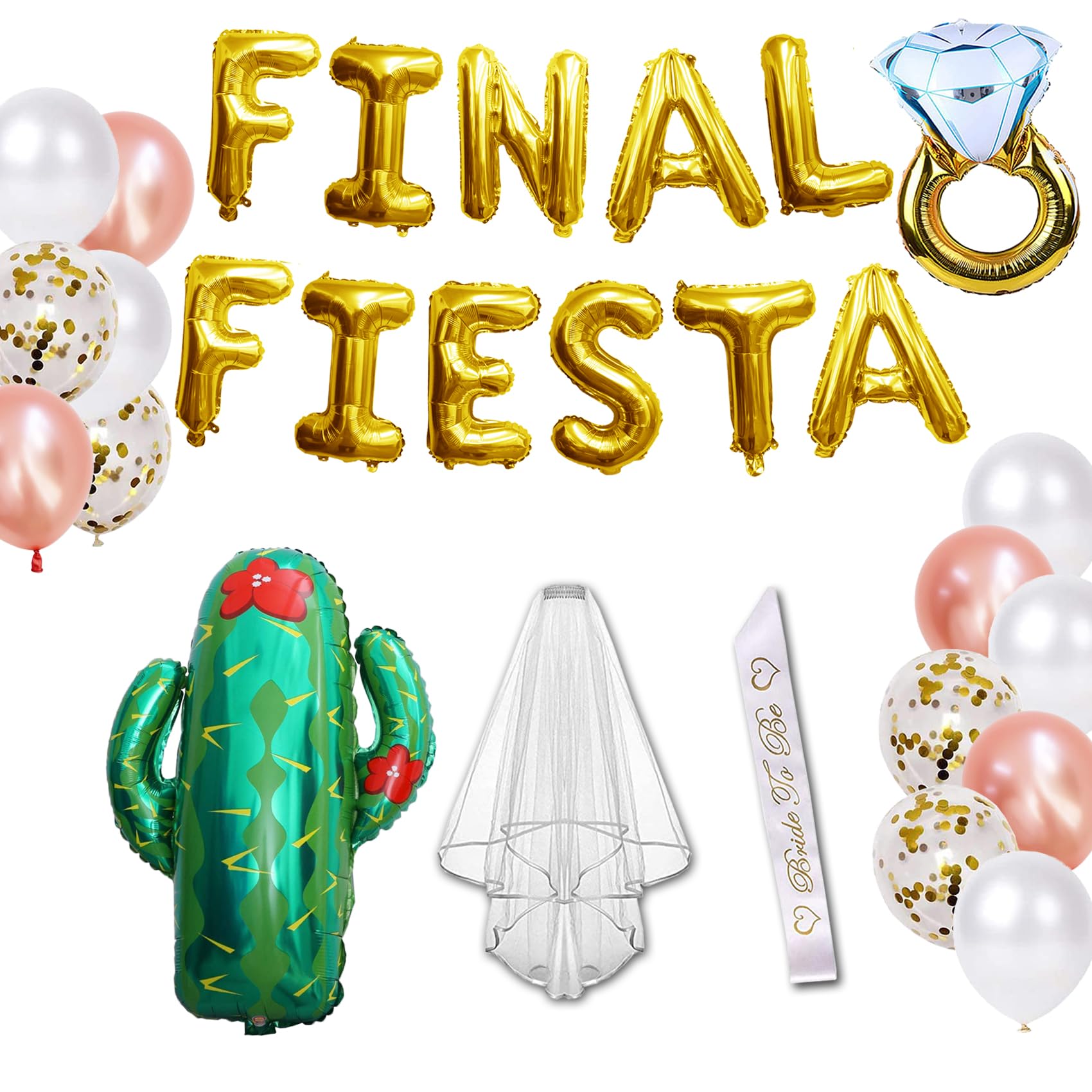 Final Fiesta Bachelorette Party Decorations – Fiesta Bridal Shower Decorations Bachelorette Party Favors – Bachelorette Balloons Decor – Bachlorette