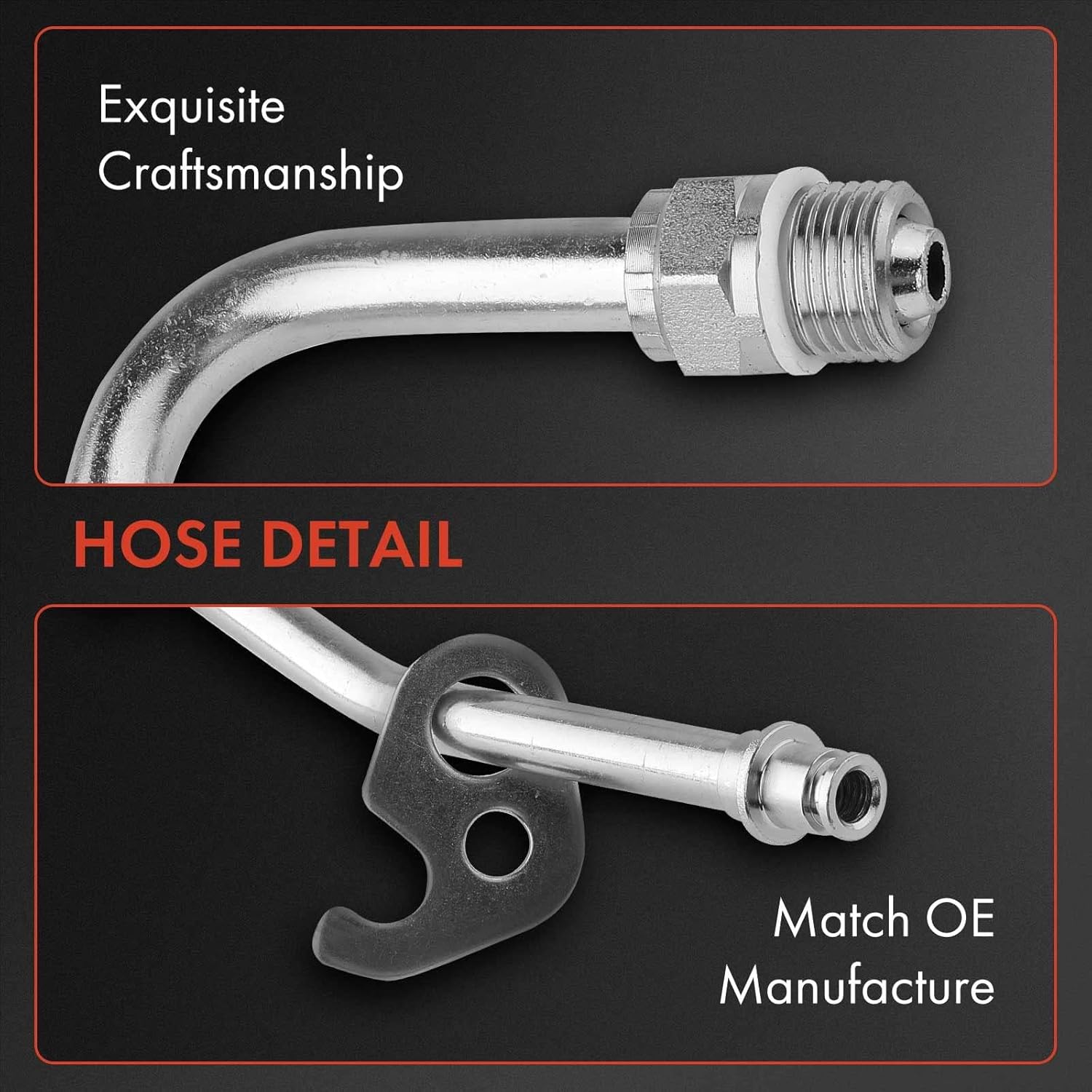 A-Premium Power Steering Hose Pressure & Return Hose Line Assembly Compatible with Ford Ranger Mazda B3000 2001-2006 2.5L 3.0L 2-PC Set