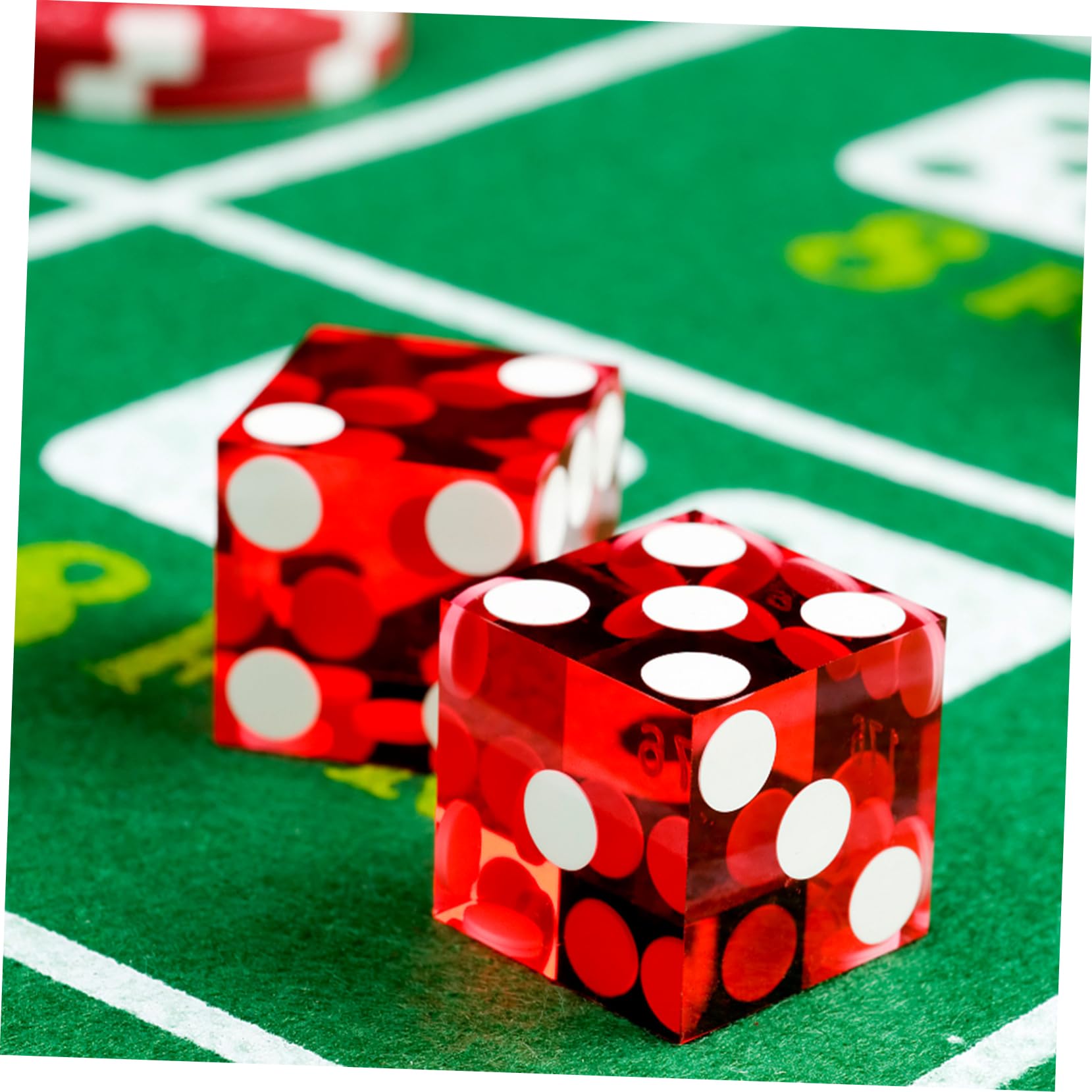 ibasenice 12stücke Präzisions-acrylwürfel Spielwürfel Für Partys Bunte Punktewürfel Mit Zufälliger Farbgestaltung Für Brettspiele Und Unterhaltung