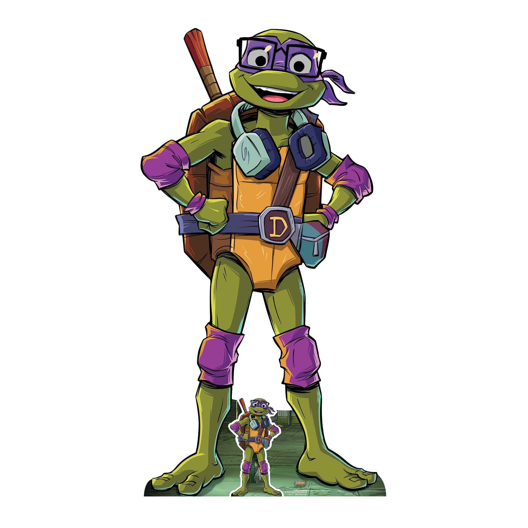 Star Cutouts SC4802 TMNT Donatello Medium Cardboard Cutout 134cm – Teenage Mutant Ninja Turtles Party Decoration & Collector Display