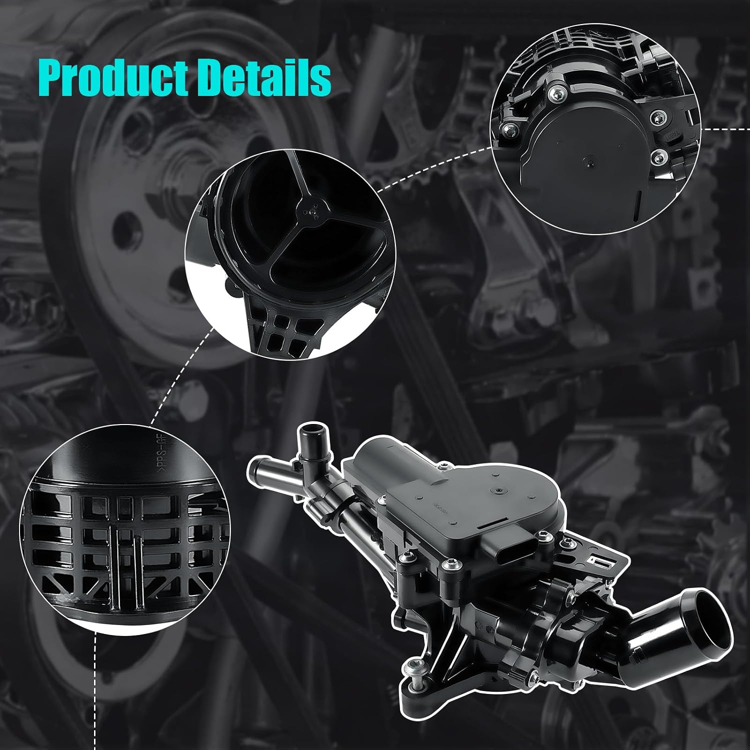 AULINK PYFB1516ZA Coolant Control Valve Thermostat For Mazda (2.0L 2.5L L4)