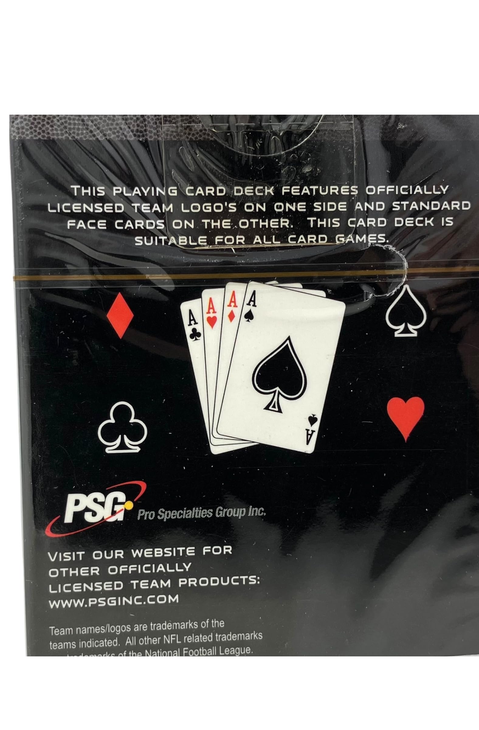 Pro Specialties Group NFL Classic Playing Cards, One Size, Team Colors (Miami Dolphins)