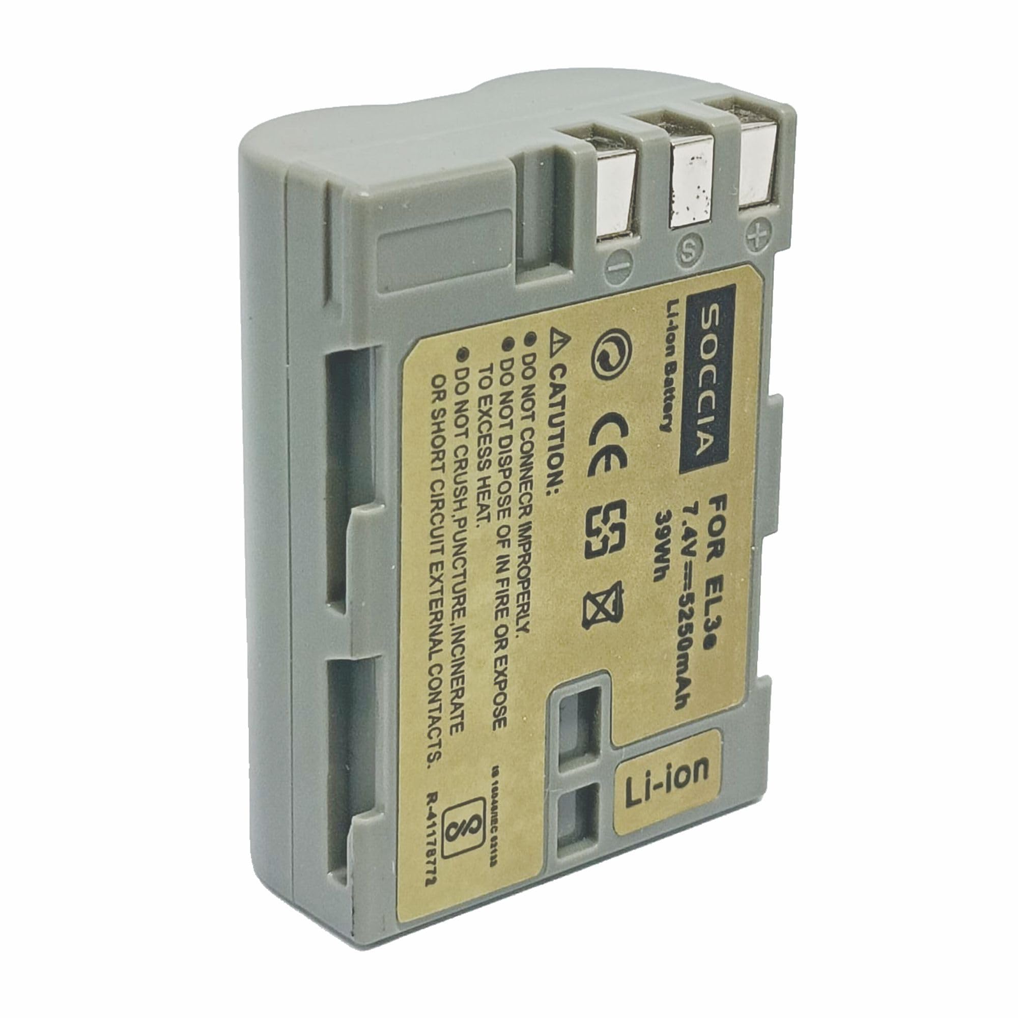 EN-EL3e (5250mAh) Battery for Nikon D50, D70, D70s, D80, D90, D100, D200, D300, D300S, D700 Camera Battery-image-7