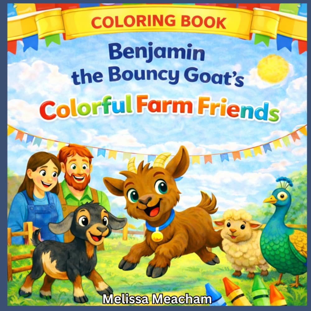 Benjamin The Bouncy Goat's: Colorful Farm Friends