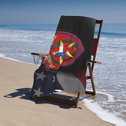 Miniatura 4 de Texas Highway Patrol - Toalla de playa de gran tamaño, microfibra de secado rápido, perfecta para natación, yoga y más, mantente cómoda y seca