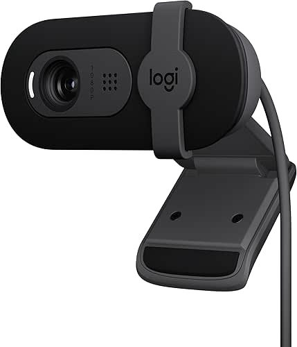 Logitech Brio 101 Full HD 1080p Webcam for Meetings, Streaming,