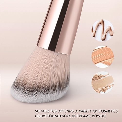 Miniatura 7 de KINGMAS Brochas de maquillaje de doble punta y rizador separador de pestañas