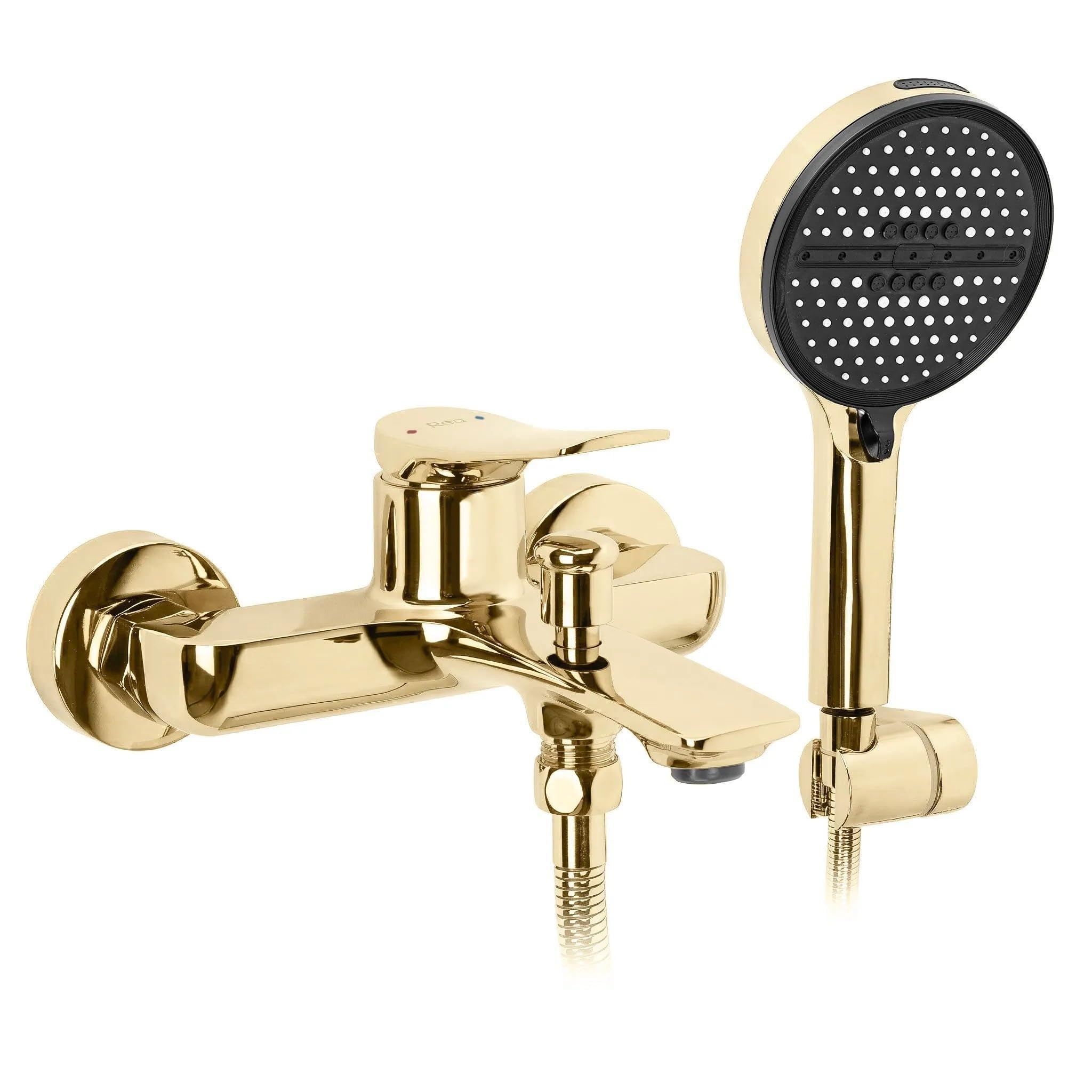 Mitigeur de baignoire d'or Rea Vison Premium en laiton robuste