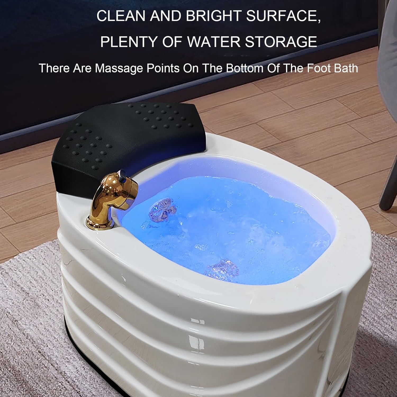 Tazón de Pedicura, Baño Footsie, Tazones de Pedicura, Spa de Baño de Raíz,  Tina de Remojo de Raíz, Tazón de Pedicura Portátil, Cuenca de Baño