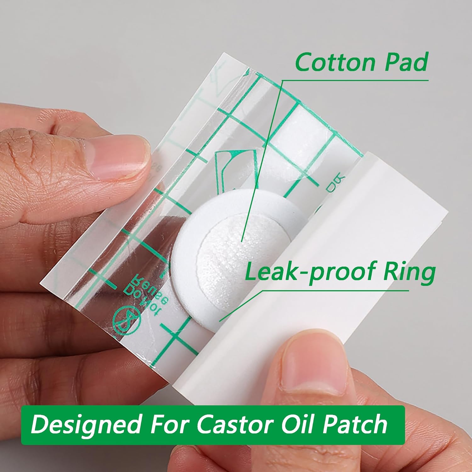 Condition photo showing New/Like New for 25Pcs Disposable Castor Oil Patches Belly Button, 3.2 x 3.2 Inches Castor Oil Pack Wrap for Belly Button High-Absorbent Self-Adhesive Easy to Use (Oil Not Included) White