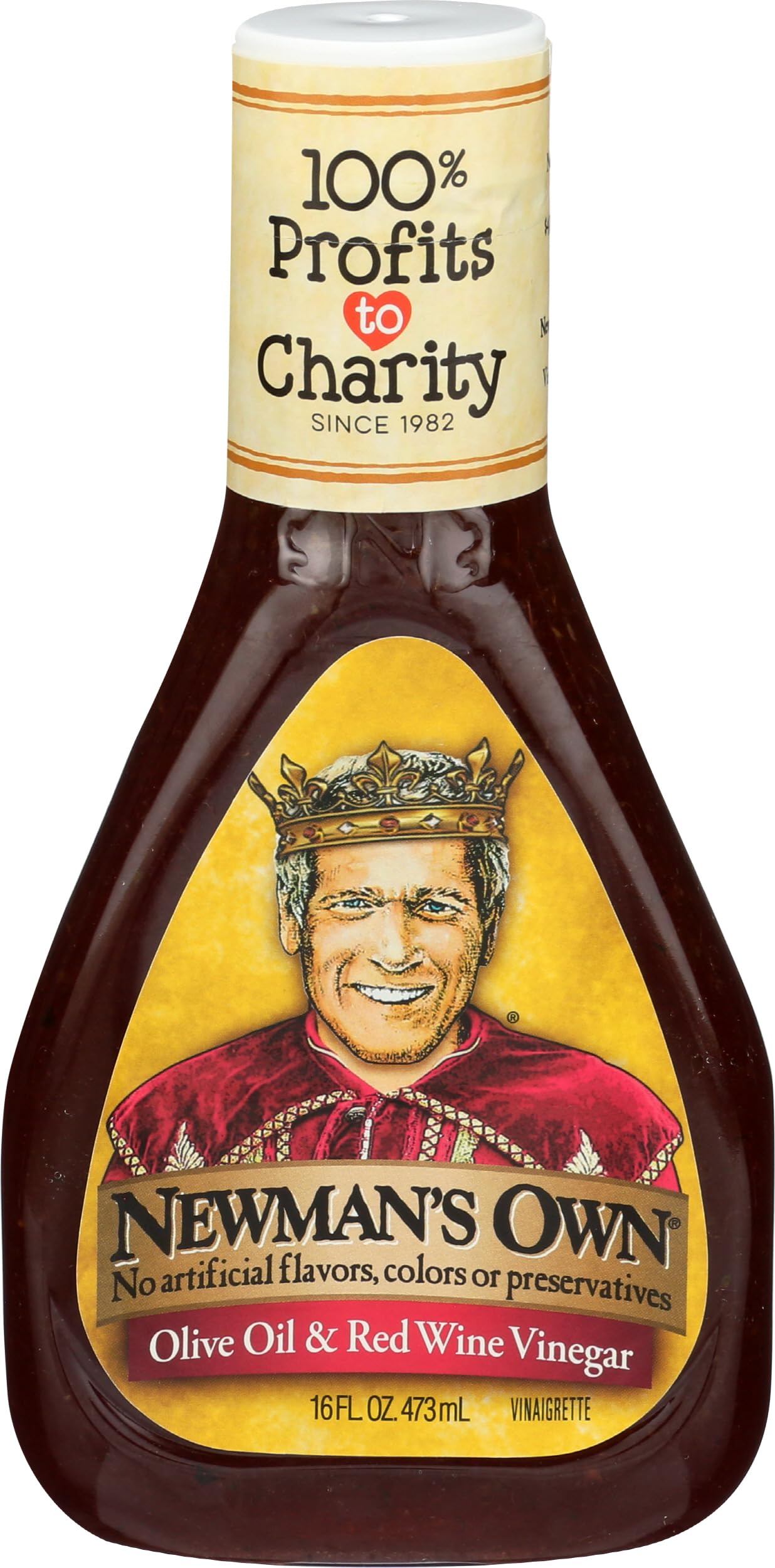 Amazon.com : Newman's Own Olive Oil & Red Wine Vinegar Salad Dressing,  16-oz. : Fruit Juices : Grocery & Gourmet Food