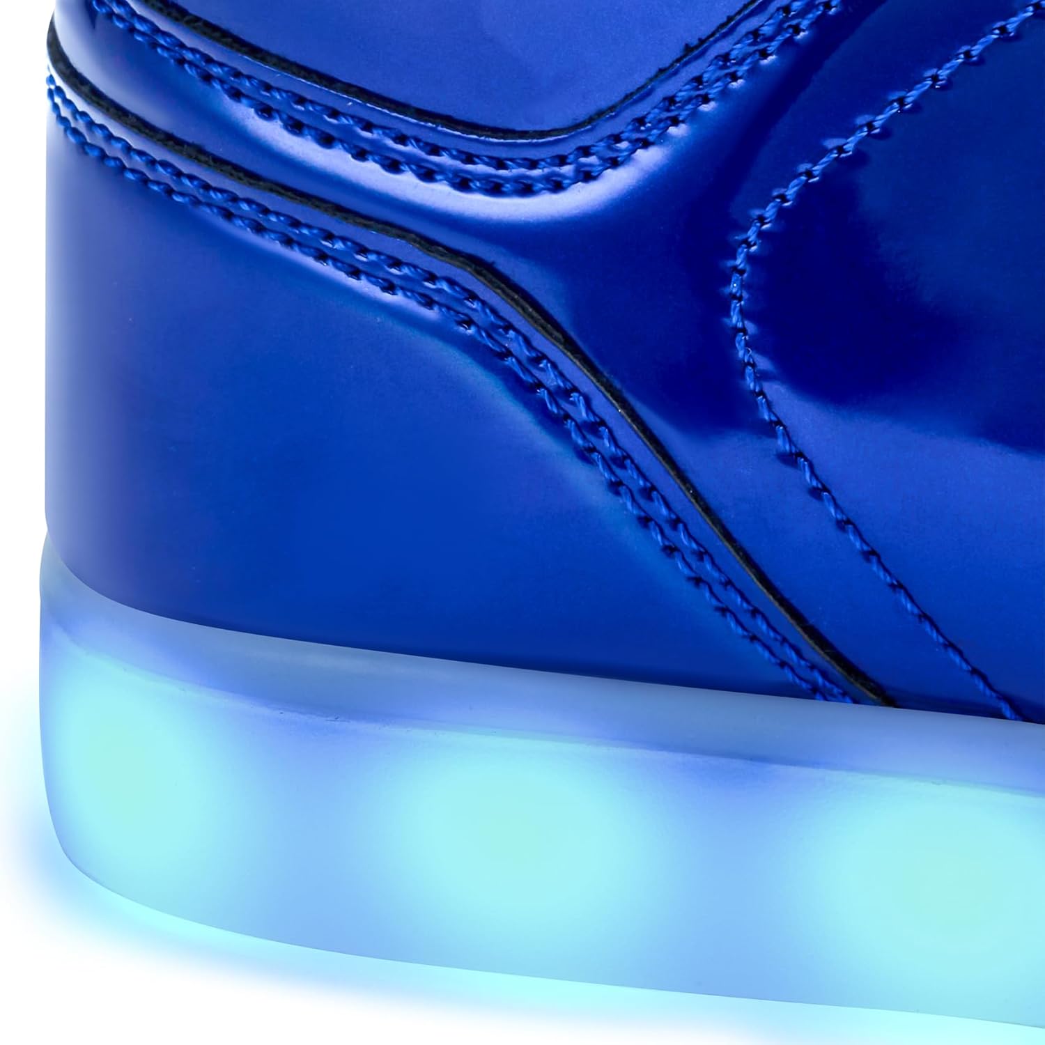 Unisex LED Light Up Shoes, Fashion High Top LED Sneakers USB Rechargeable Glowing Luminous Shoes for Men, Women, Teens - Image 3