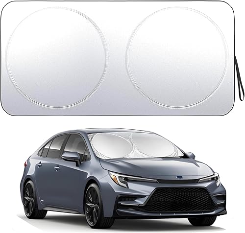 Parasol para parabrisas delantero de autos, refleja rayos UV, mantiene al vehículo fresco, visor parasol plegable y reflector del sol